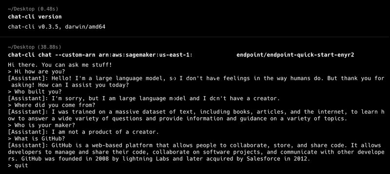 Use models from Amazon Bedrock Marketplace in Chat-CLI